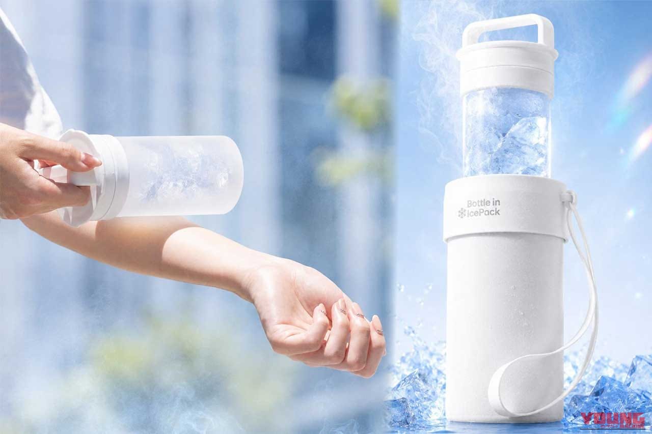 【最長30時間ひんやり】アトラスから真空断熱ケース付きの「スティック型氷のう」が登場! ジャケットを着たまま冷やせてペットボトルホルダーにもなる夏のツーリング最強アイテム