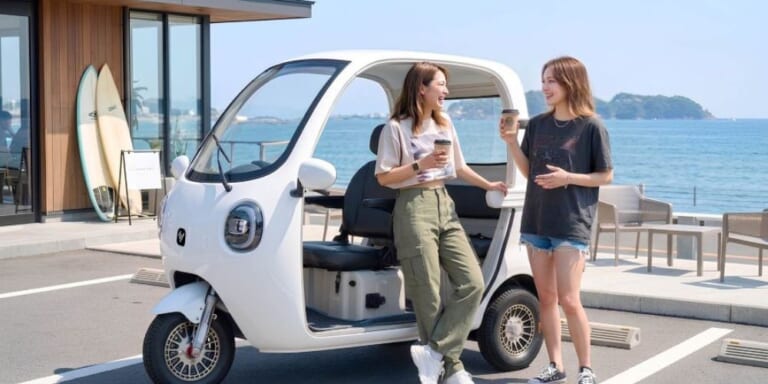 BUBBLE VIVEL COCO｜普通免許で3人乗り! 秩父でレンタルが始まった電動トライク「ビベル」が超楽しそう【1日1万円~】
