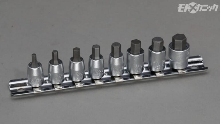 山下工業研究所｜RS2010A/8L-25 1/4"SQヘックスビットソケット レールセット(インチサイズ)｜【ハーレーDIYメンテユーザー必見】アメリカ市場からのリクエストに応えてインチサイズのZ-EALソケットがついに登場