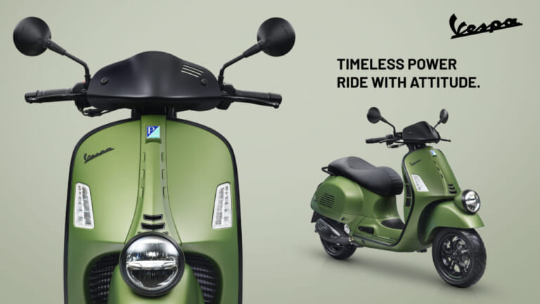 Vespa GTV 300｜イタリアの伝統美が加速する! 高速道路の走行も可能な、ベスパ「GTS/GTV」2026年モデルが新色を纏って登場
