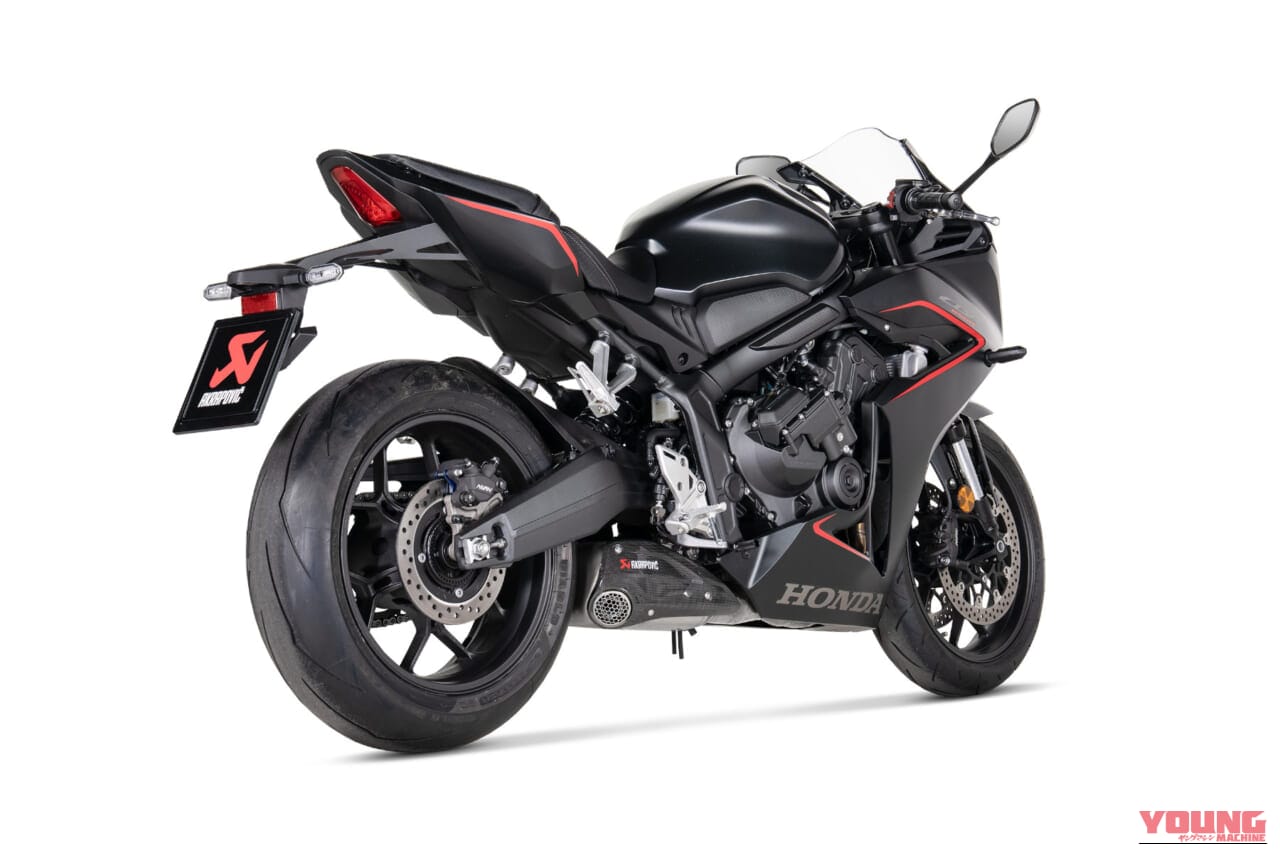 AKRAPOVIC(アクラポヴィッチ)「レーシングライン ステンレス JMCA CBR650R/CB650R STD/E-Clutch 24-26」|E-Clutch車にも完全対応! 純正比4kg軽量化し、低速トルクも上乗せ。ホンダ新型CBR650R/CB650R用アクラポヴィッチ公道仕様マフラーが登場