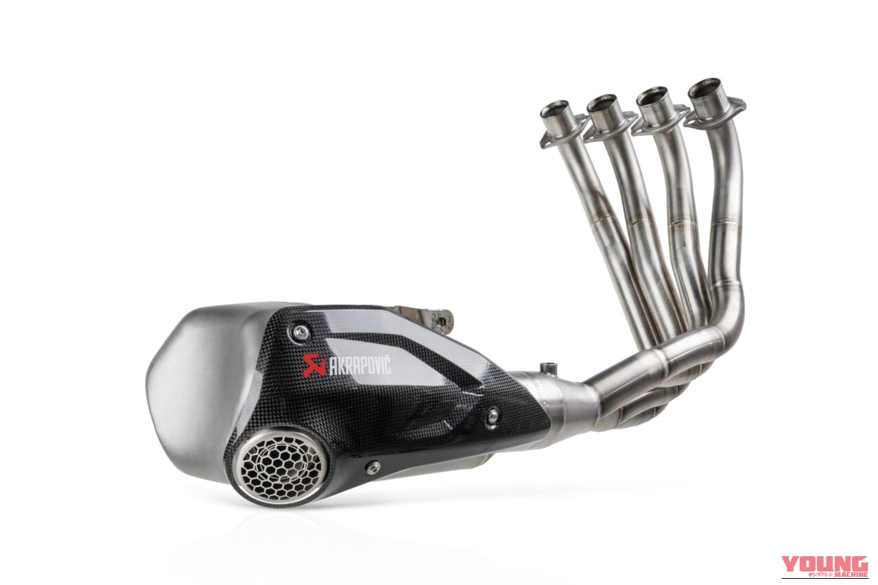 AKRAPOVIC（アクラポヴィッチ）「レーシングライン ステンレス JMCA CBR650R/CB650R STD/E-Clutch 24-26」｜E-Clutch車にも完全対応! 純正比4kg軽量化し、低速トルクも上乗せ。ホンダ新型CBR650R/CB650R用アクラポヴィッチ公道仕様マフラーが登場