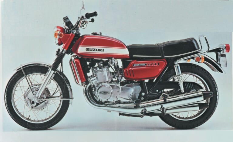 SUZUKI GT750｜【スズキのDNA】カタナやガンマは例外だった!? GT380からハヤブサへ受け継がれる「堅実かつ実直」なバイク造りの真実