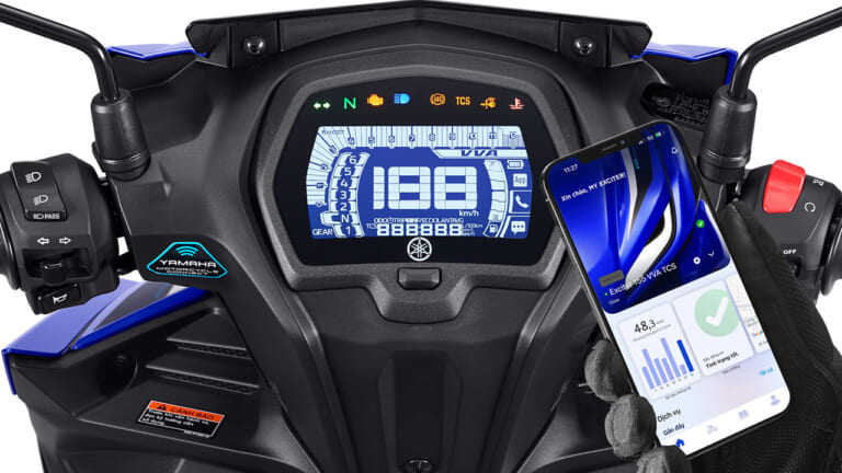 155ccにトラコン&ABS!YZF-R15の心臓を積むプレミアム・アンダーボーン、ヤマハ新型「エキサイター155 VVA-TCS」登場【海外】