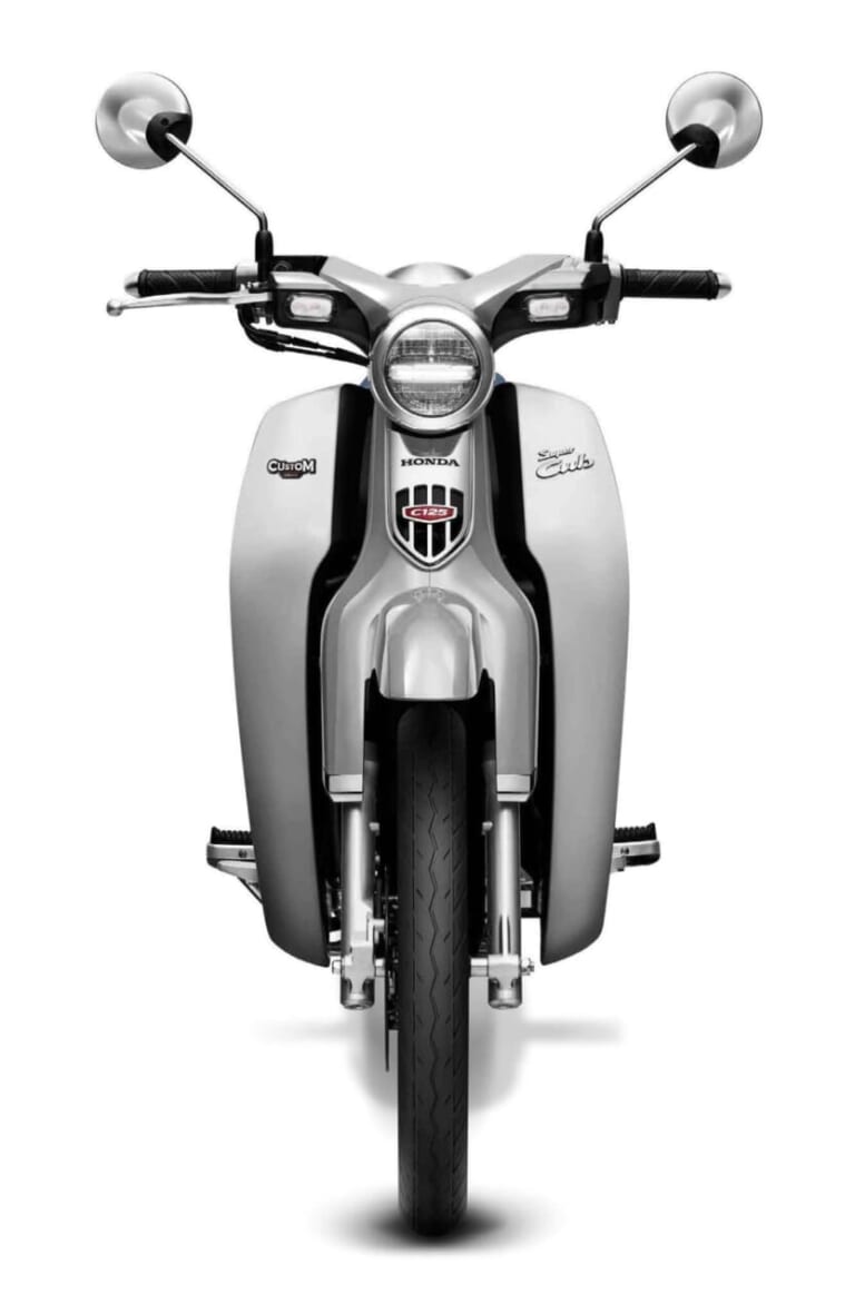 HONDA Super Cub C125 The Crafted CALM｜金属質な銀と深き海の青、S字ラインが描くタイムレスな造形美。シルバーとオーシャンブルーが融合したスーパーカブ「C125」特別仕様車がタイで登場【海外】