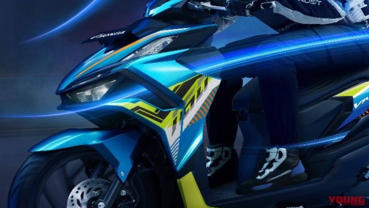 0-200m加速11.9秒の韋駄天! 空力性能を高めた新世代160ccスポーツスクーター「バリオ・エボ160」がインドネシアで登場【海外】