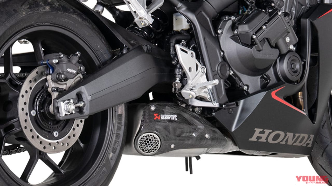 E-Clutch車にも完全対応! 純正比4kg軽量化し、低速トルクも上乗せ。ホンダ新型CBR650R/CB650R用アクラポヴィッチ公道仕様マフラーが登場