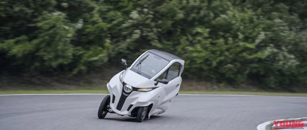 LEAN MOBILITY Lean3｜普通免許で乗れて、雨でも快適なキャビン&エアコン完備! 最大28度傾く新感覚3輪EV「Lean3」が169万円で登場