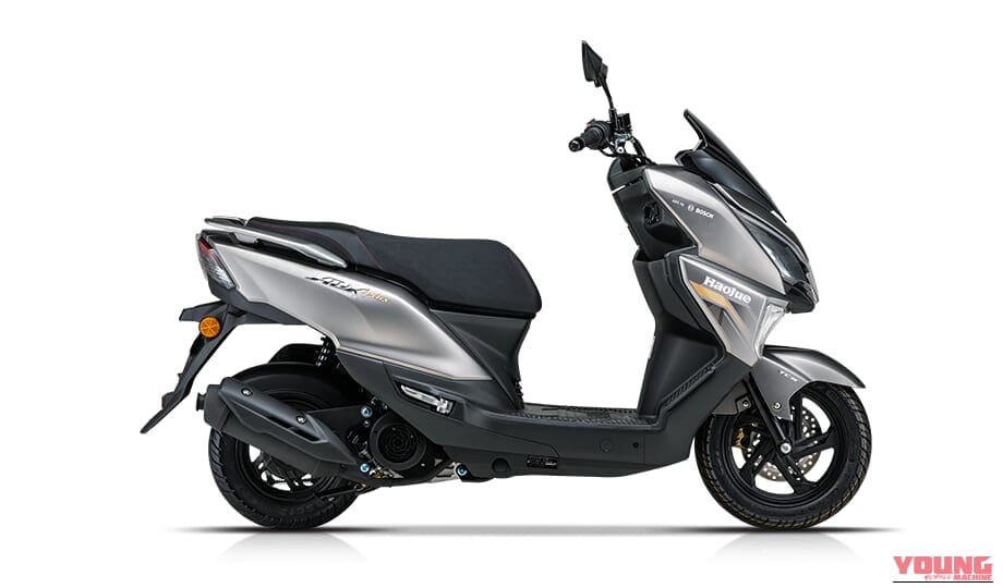 HAOJUE ADX125 Plus｜頑丈なガードフレームとボックス装備もあり! ボッシュABSと日立TCSを搭載した125cc新型プレミアムスクーター「ADX125 Plus」が中国で登場【海外】