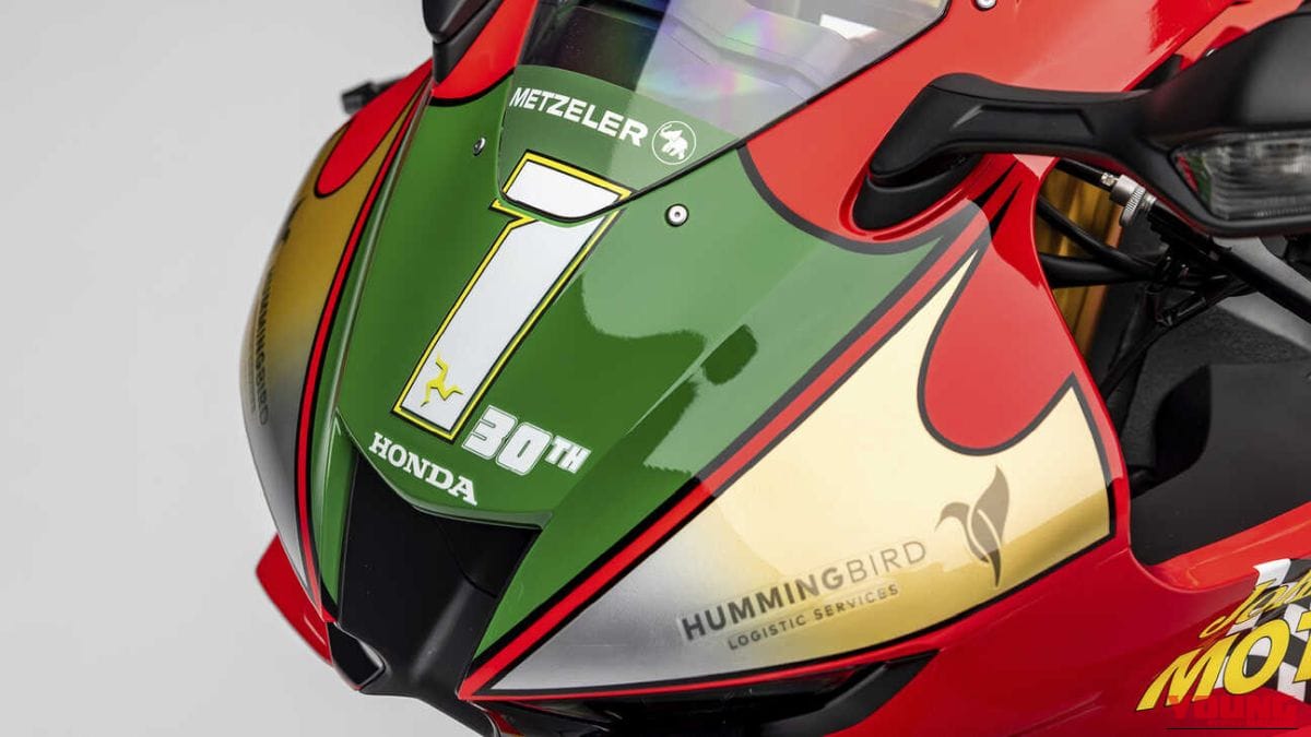 HONDA CBR1000RR-R Fireblade SP JM 30th Anniversary｜マン島TTの英雄とコースを走る特典付き! 214馬力で800万円オーバー、15台限定レプリカ仕様「CBR1000RR-RファイアブレードSPマクギネス30周年記念車」登場
