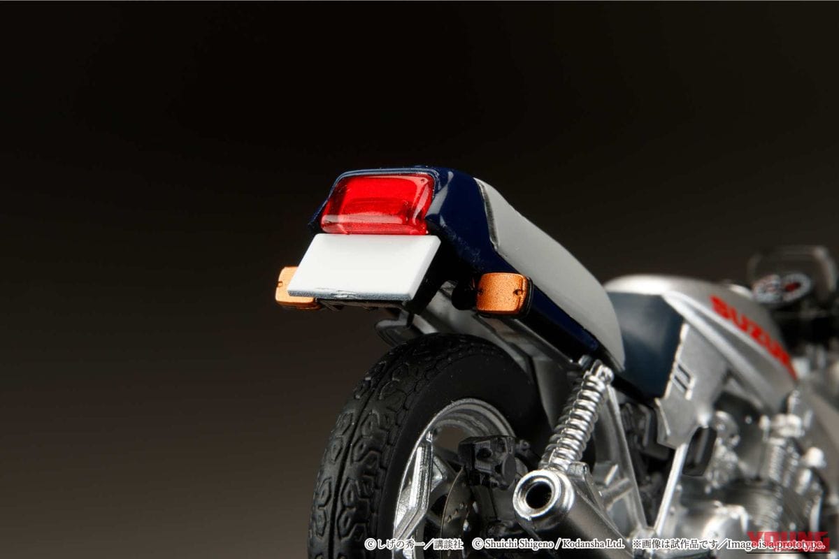 Hobby JAPAN SUZUKI GSX750S KATANA|グンの永遠のライバル、あの世の秀吉に送られたスズキGSX750Sカタナが手のひらに! ホビージャパン1/24ダイキャストモデルが4290円で予約受付中【バリバリ伝説】