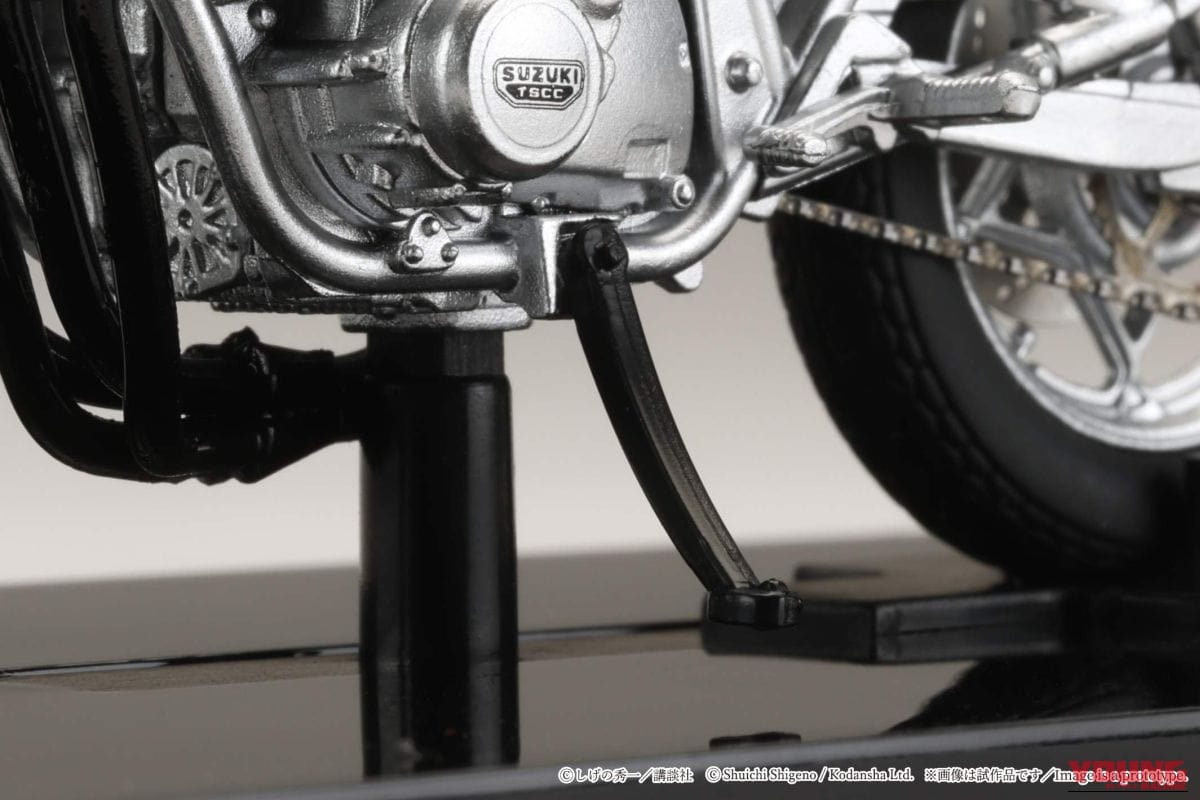 Hobby JAPAN SUZUKI GSX750S KATANA｜グンの永遠のライバル、あの世の秀吉に送られたスズキGSX750Sカタナが手のひらに! ホビージャパン1/24ダイキャストモデルが4290円で予約受付中【バリバリ伝説】