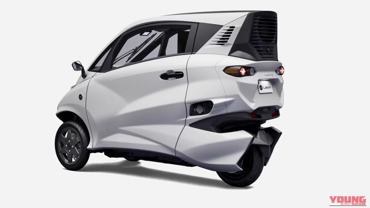 LEAN MOBILITY Lean3｜普通免許で乗れて、雨でも快適なキャビン&エアコン完備! 最大28度傾く新感覚3輪EV「Lean3」が169万円で登場