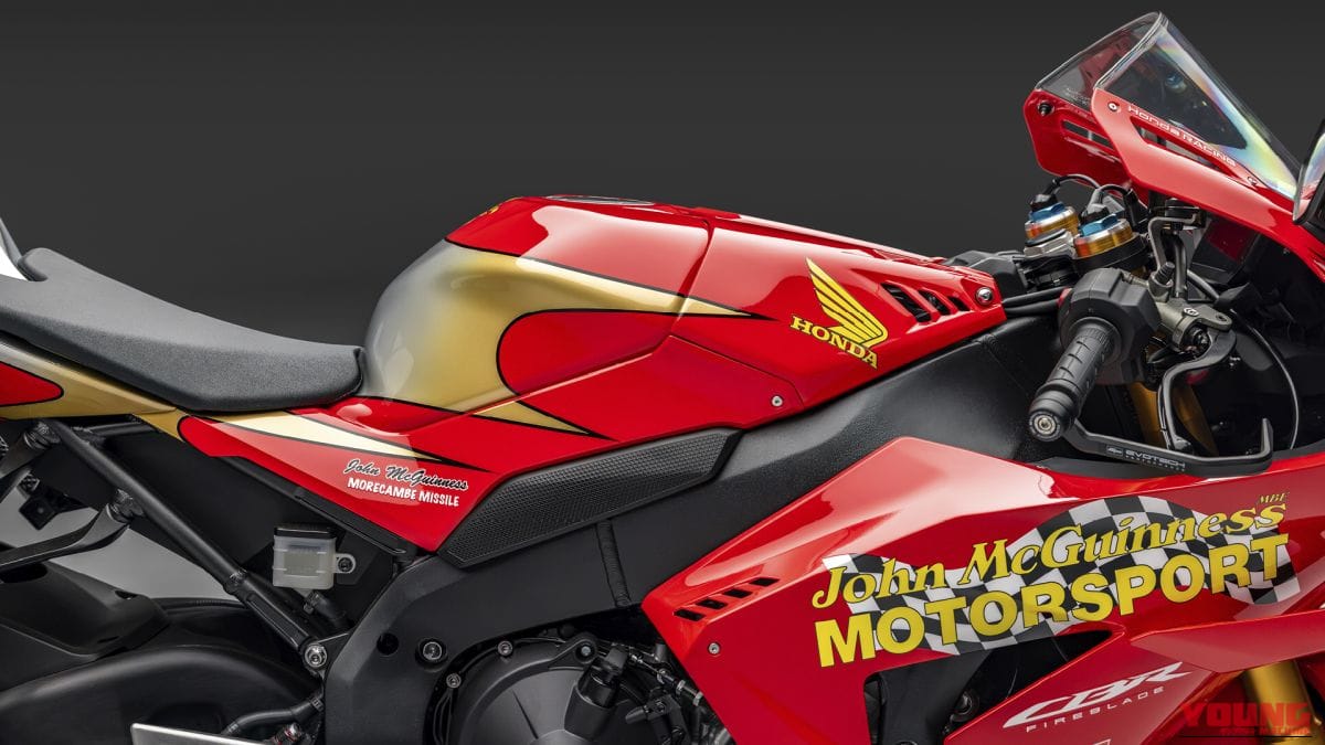 HONDA CBR1000RR-R Fireblade SP JM 30th Anniversary|マン島TTの英雄とコースを走る特典付き! 214馬力で800万円オーバー、15台限定レプリカ仕様「CBR1000RR-RファイアブレードSPマクギネス30周年記念車」登場