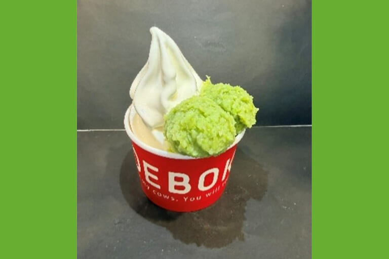 東名高速道路 EXPASA(エクスパーサ)海老名(上り)「ずんだあんジャージーソフト(660円)」｜【2026夏】高速道路SA・PAの絶品ドライブグルメ＆限定スイーツ決定版！三重推しテイクNo.1から話題の自販機アイスまで一挙紹介
