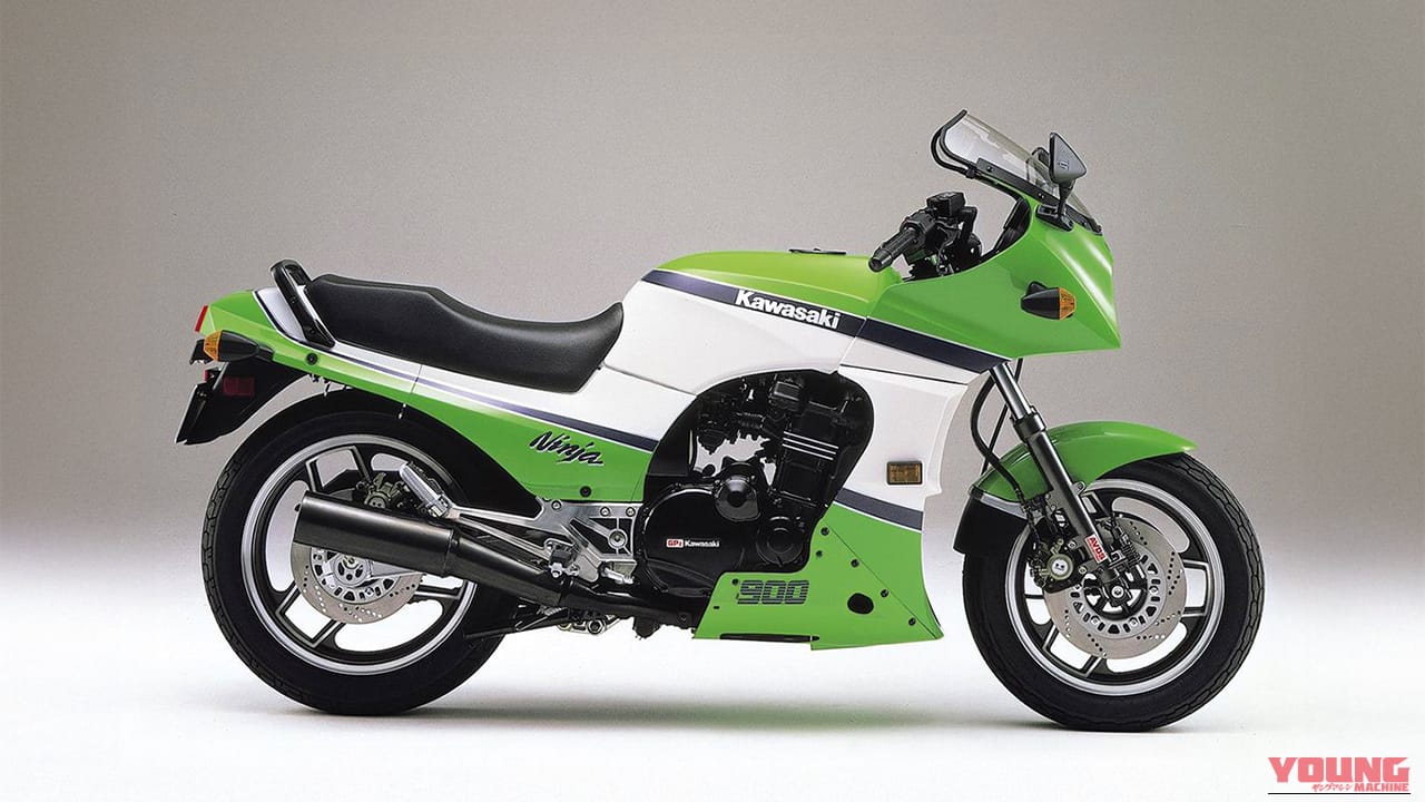 1985年モデルの、 KAWASAKI GPz900R[A2]｜「ひと目でわかる個性的なデザイン」バイク好きじゃなくても思わず二度見！ “ニンジャ”の名を生んだ42年前の名車［カワサキ GPz900R］を紹介