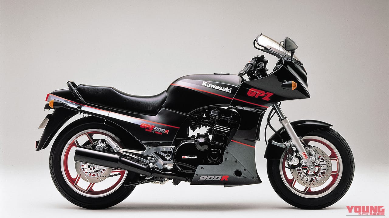 1988年モデルの、KAWASAKI GPz900R[A5]｜「ひと目でわかる個性的なデザイン」バイク好きじゃなくても思わず二度見！ “ニンジャ”の名を生んだ42年前の名車［カワサキ GPz900R］を紹介