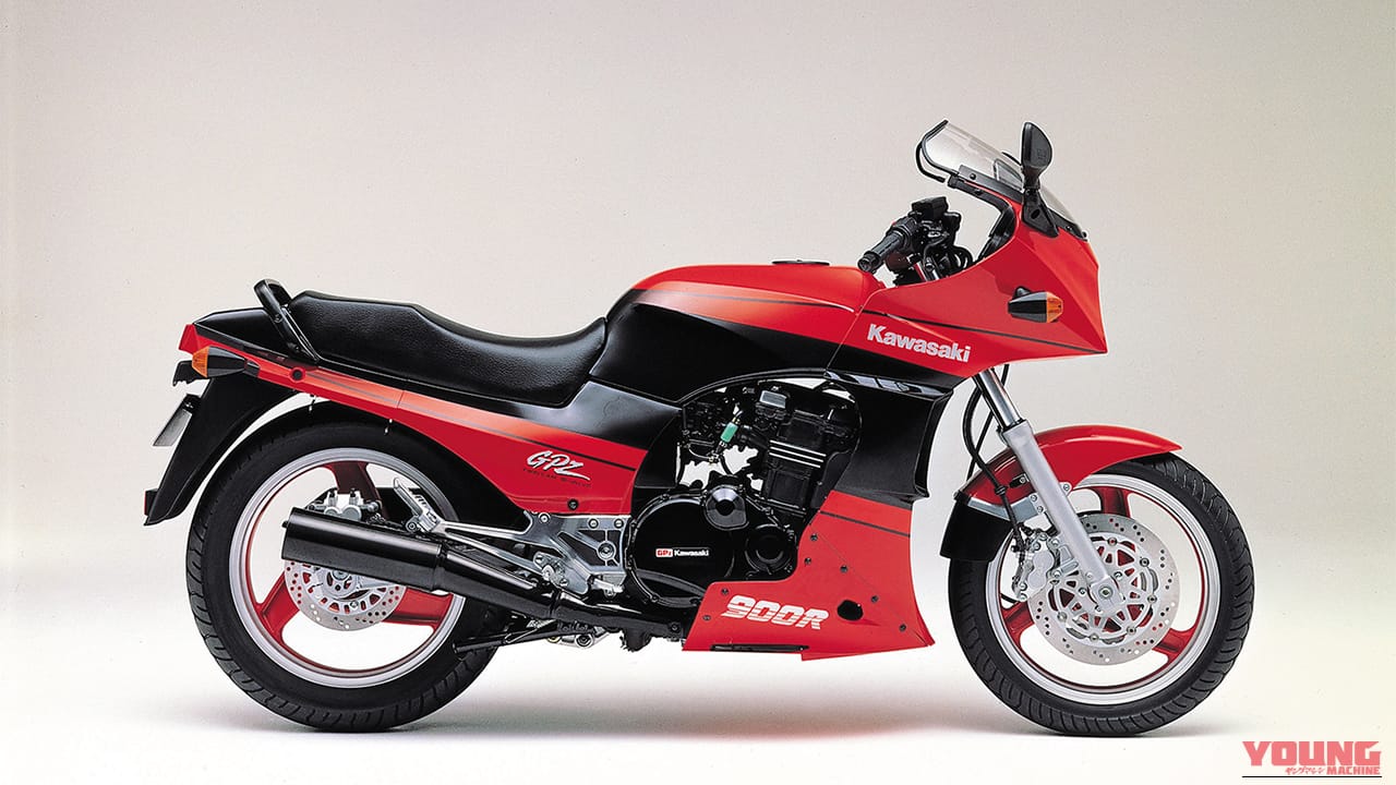 1990年モデルの、KAWASAKI GPz900R[A7]｜「ひと目でわかる個性的なデザイン」バイク好きじゃなくても思わず二度見！ “ニンジャ”の名を生んだ42年前の名車［カワサキ GPz900R］を紹介