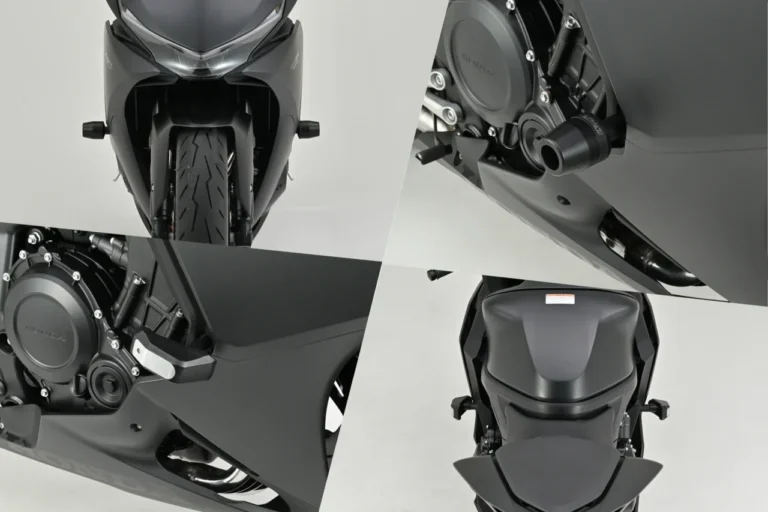 「CBR400R FOUR E-Clutch」オーナー必見！デイトナから早くも万が一の転倒に備える「エンジンプロテクター」2種類が登場！（3ページ目）