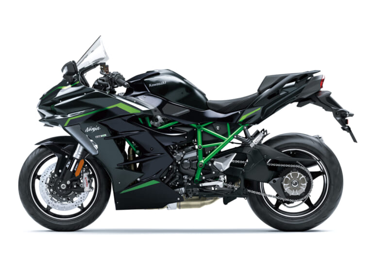 KAWASAKI Ninja H2 SX SE｜驚異の200馬力スーパーチャージャーに前車追従クルコンに電子制御サス! カワサキの最高峰ツアラー「Ninja H2 SX SE」2027年型が価格据え置きで登場