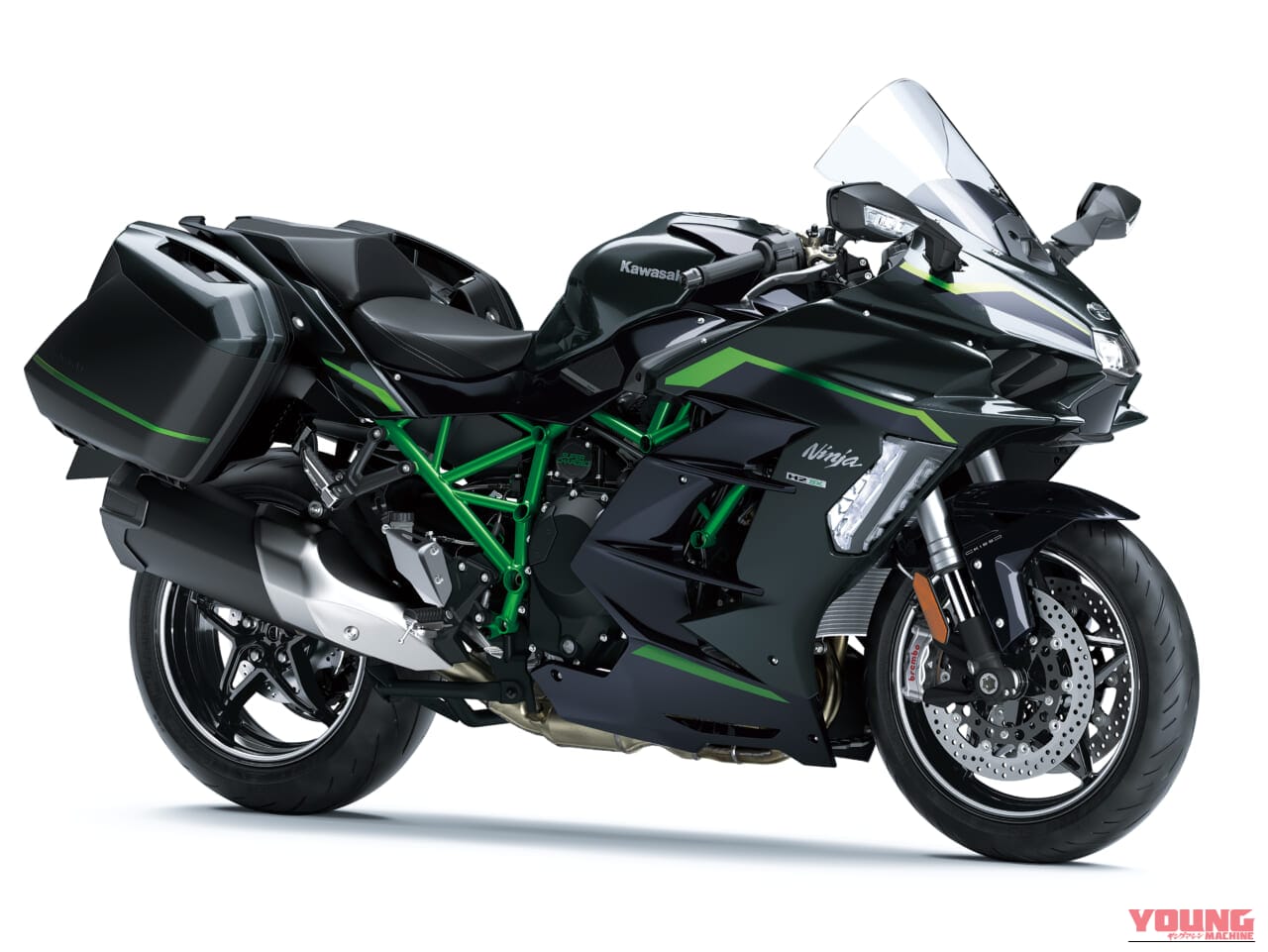 KAWASAKI Ninja H2 SX SE｜驚異の200馬力スーパーチャージャーに前車追従クルコンに電子制御サス! カワサキの最高峰ツアラー「Ninja H2 SX SE」2027年型が価格据え置きで登場