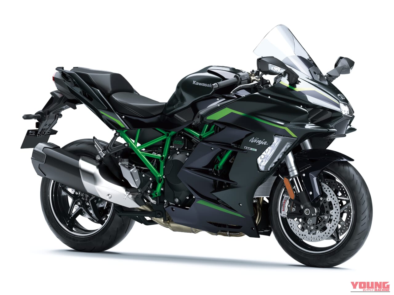 KAWASAKI Ninja H2 SX SE｜驚異の200馬力スーパーチャージャーに前車追従クルコンに電子制御サス! カワサキの最高峰ツアラー「Ninja H2 SX SE」2027年型が価格据え置きで登場