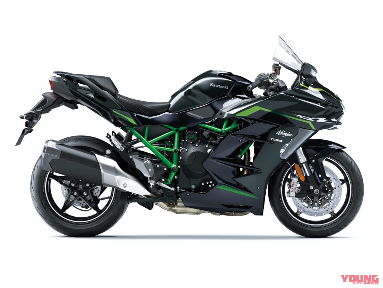 |驚異の200馬力スーパーチャージャーに前車追従クルコンに電子制御サス! カワサキの最高峰ツアラー「Ninja H2 SX SE」2027年型が価格据え置きで登場