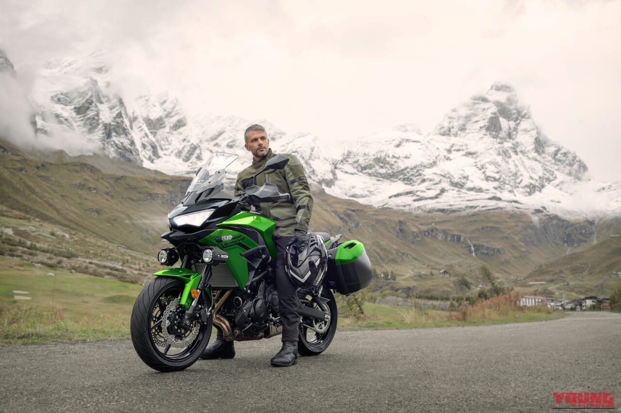 KAWASAKI VERSYS 650｜前年モデルから価格据え置き! 航続距離450kmを誇る20Lタンクを備え、伝統色に刷新されたミドルクロスオーバー「VERSYS 650」2027年モデルが登場