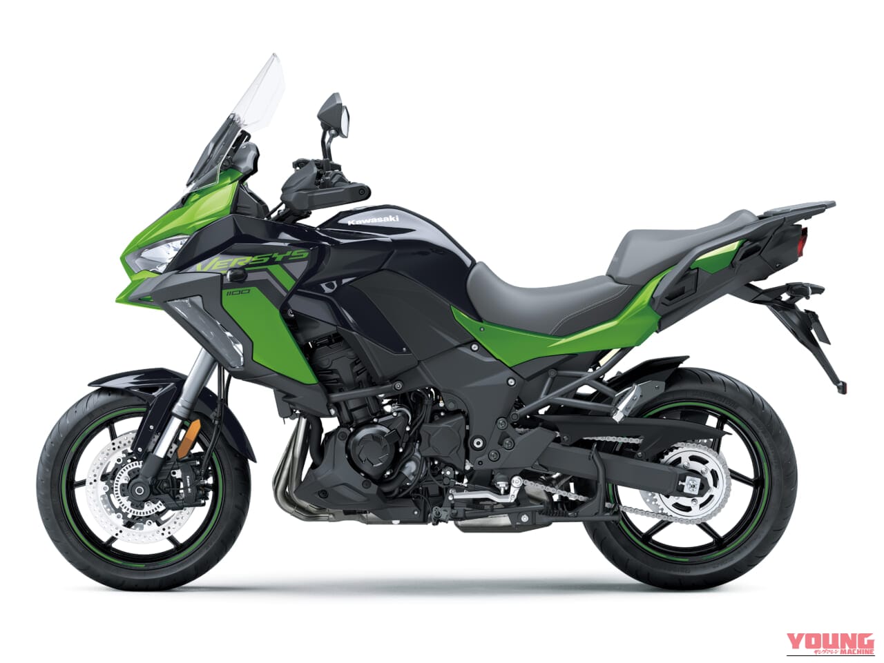 ｜135PS並列4気筒ツアラーのカワサキ「ヴェルシス1100 SE」に2027年モデルが登場! 新色ライムグリーン採用で価格は212万3000円を維持