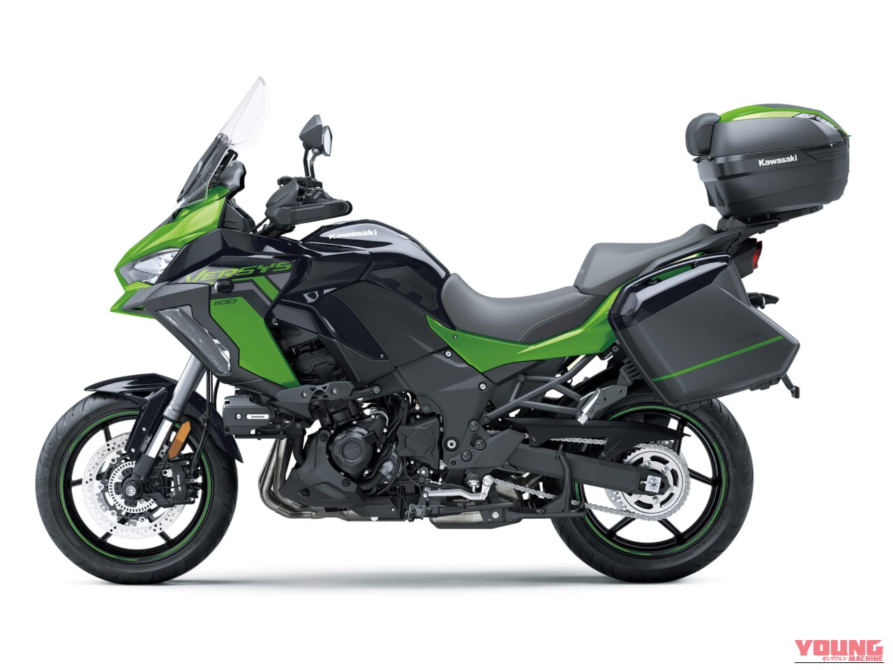 KAWASAKI VERSYS 1100 SE｜135PS並列4気筒ツアラーのカワサキ「ヴェルシス1100 SE」に2027年モデルが登場! 新色ライムグリーン採用で価格は212万3000円を維持
