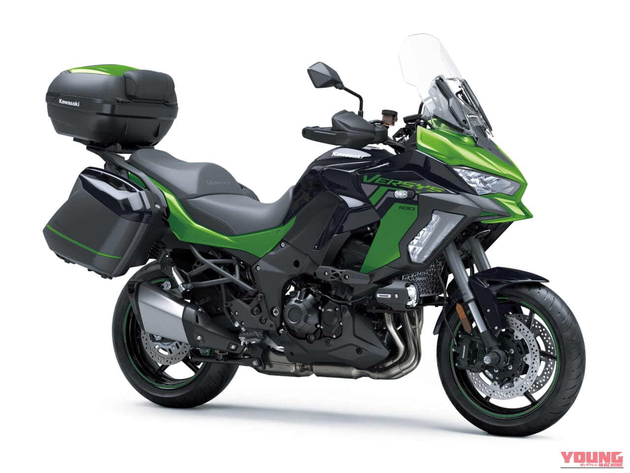KAWASAKI VERSYS 1100 SE｜135PS並列4気筒ツアラーのカワサキ「ヴェルシス1100 SE」に2027年モデルが登場! 新色ライムグリーン採用で価格は212万3000円を維持