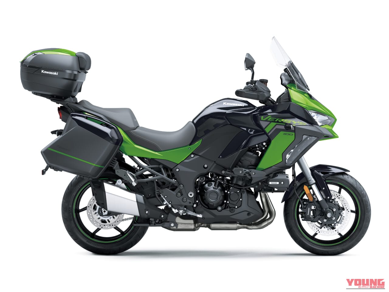 KAWASAKI VERSYS 1100 SE|135PS並列4気筒ツアラーのカワサキ「ヴェルシス1100 SE」に2027年モデルが登場! 新色ライムグリーン採用で価格は212万3000円を維持
