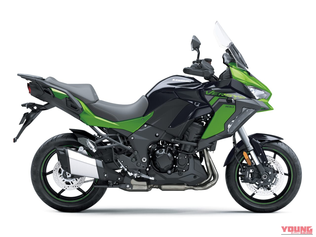 ｜135PS並列4気筒ツアラーのカワサキ「ヴェルシス1100 SE」に2027年モデルが登場! 新色ライムグリーン採用で価格は212万3000円を維持