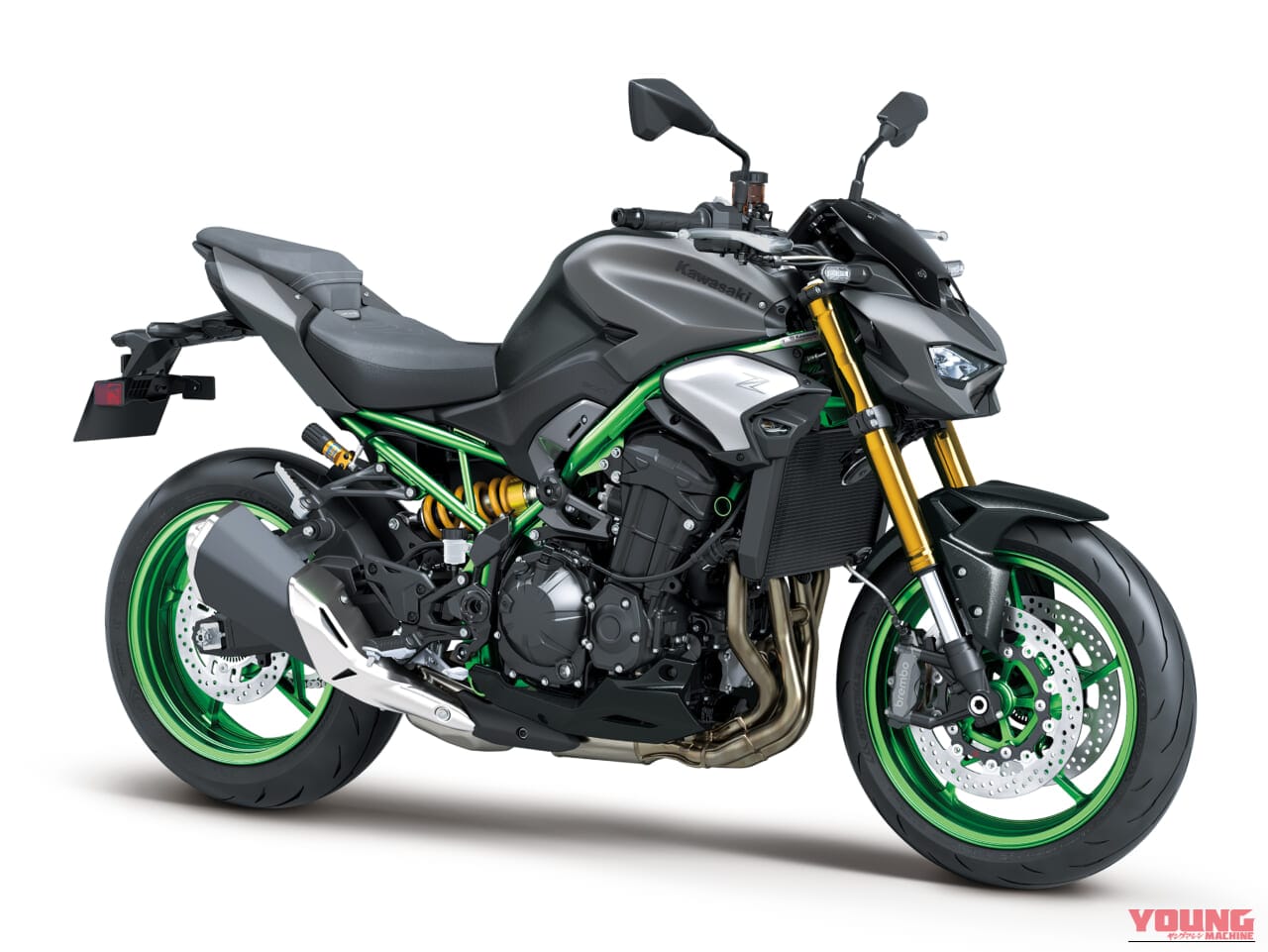 KAWASAKI Z900SE｜キャリパー文字に宿る最新仕様! 日本に適したシート高810mmを維持した4気筒スーパーネイキッド、カワサキZ900シリーズに2027年モデルが登場