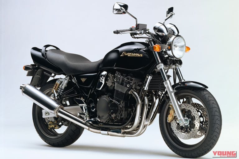 1997 SUZUKI INAZUMA|「スペック競争はもういいよ…」普通二輪免許で乗れる4気筒の名車たち! 多彩なデザインで見るだけでも楽しい12車種を一挙紹介!
