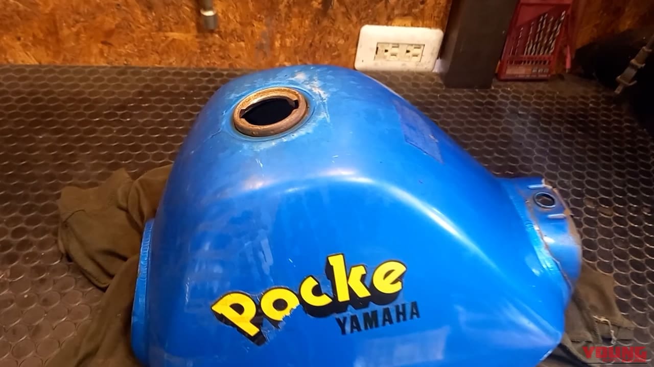 【コスト50円】サビ取りケミカル不要! セスキ炭酸ソーダと電気の力で「ヤマハ ポッケ」のガソリンタンクを劇的再生した実験記録｜【コスト50円】サビ取りケミカル不要! セスキ炭酸ソーダと電気の力で「ヤマハ ポッケ」のガソリンタンクを劇的再生した実験記録