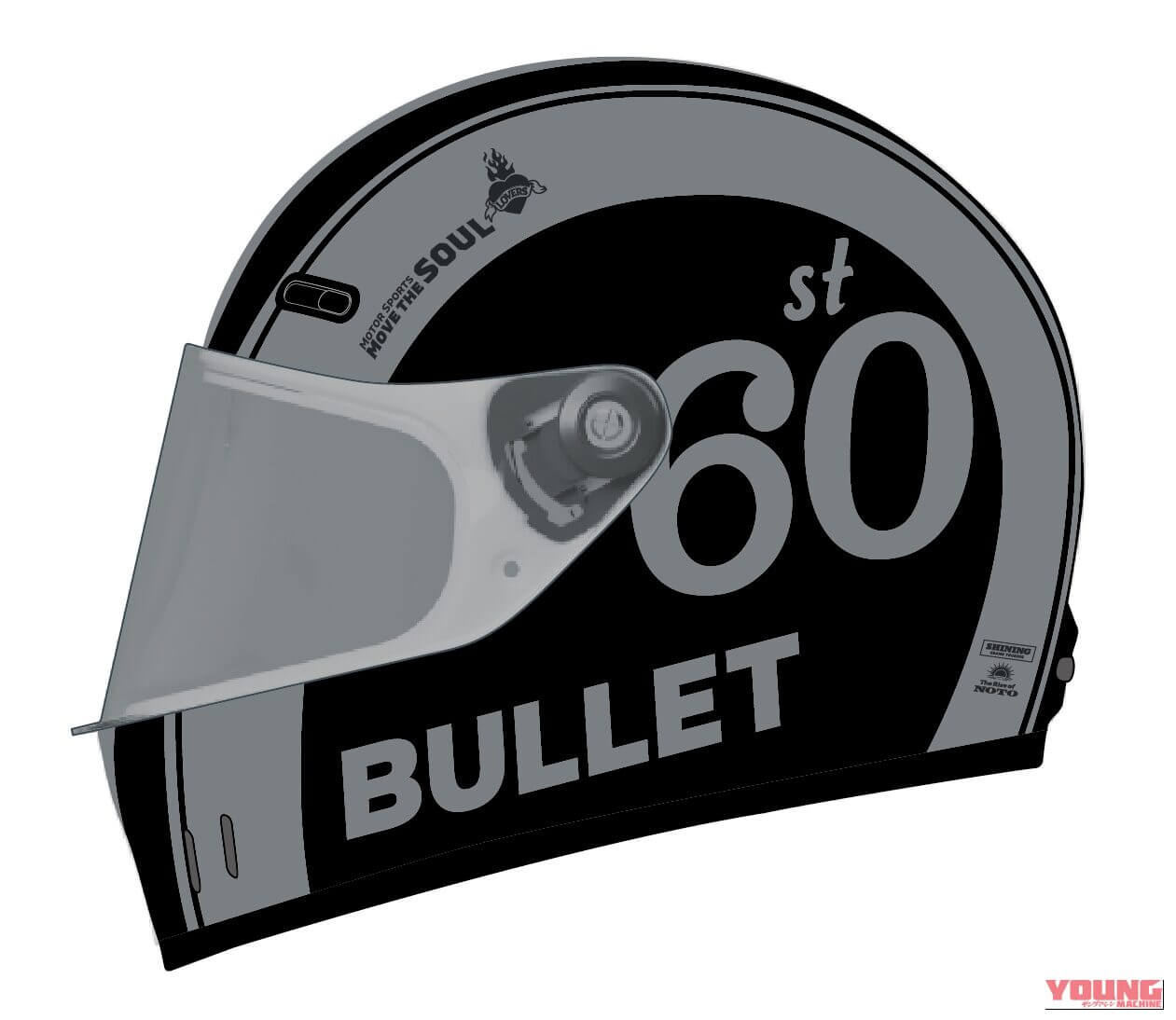 ｜見た目は渋いレトロ顔なのにサーキットもイケる!? ウインズからMFJ公認の激アツなネオクラフルフェイス「Bullet（バレット）」が登場！