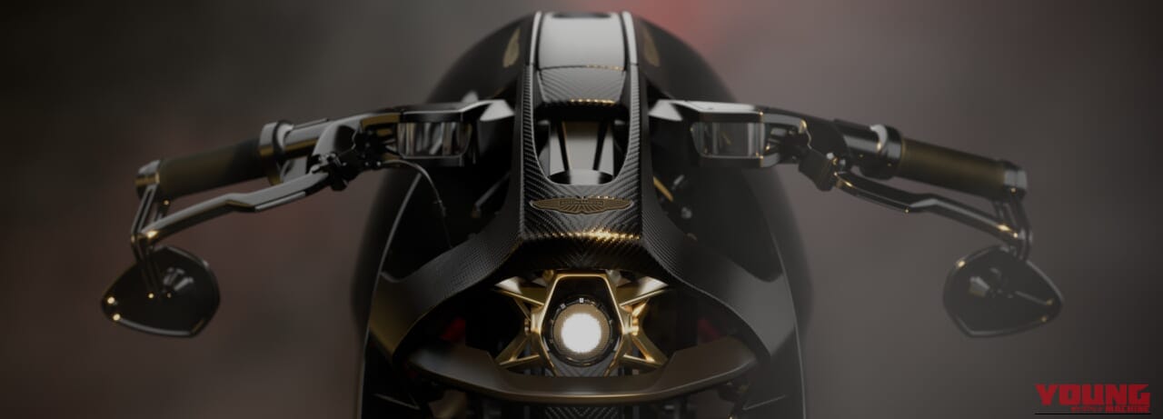ASTON MARTIN / BROUGH SUPERIOR AMB 002 ROADSTER|【限定300台】5kgのチタン削り出しフレームに1083ccVツイン! アストンマーティン×ブラフシューペリアの公道用ハイパーバイク「AMB 002 ロードスター」の国内予約受付が開始