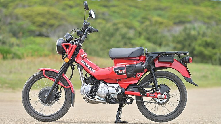 机上航続距離 354.57km｜【実走検証】CT125ハンターカブはガソリン満タンで何キロ走れる？ハイスピード房総ツーリングで限界まで走らせてみた結果！