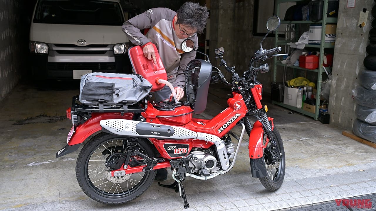 ｜【実走検証】CT125ハンターカブはガソリン満タンで何キロ走れる？ハイスピード房総ツーリングで限界まで走らせてみた結果！