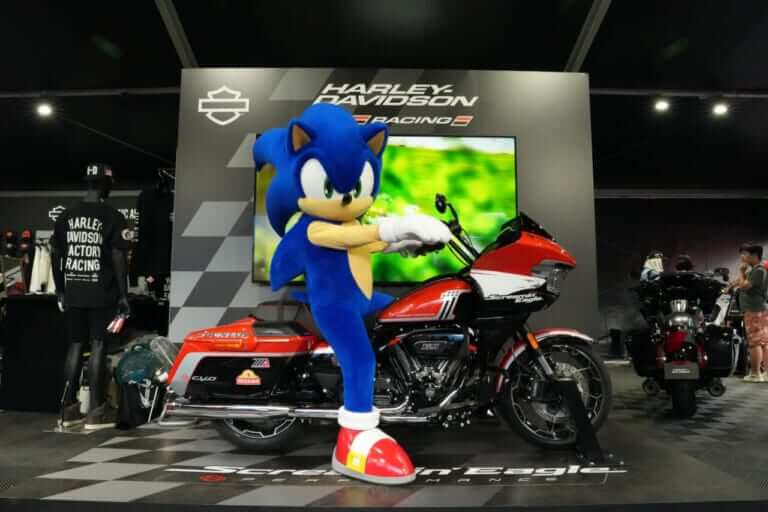 MotoGP日本グランプリにハーレー!? バガーレースを体験できる特設ブースがもてぎに出現!!