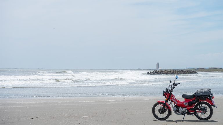 実走燃費は59.98km/L 快走すると燃費はやや落ちるぞ!|【実走検証】CT125ハンターカブはガソリン満タンで何キロ走れる?ハイスピード房総ツーリングで限界まで走らせてみた結果!