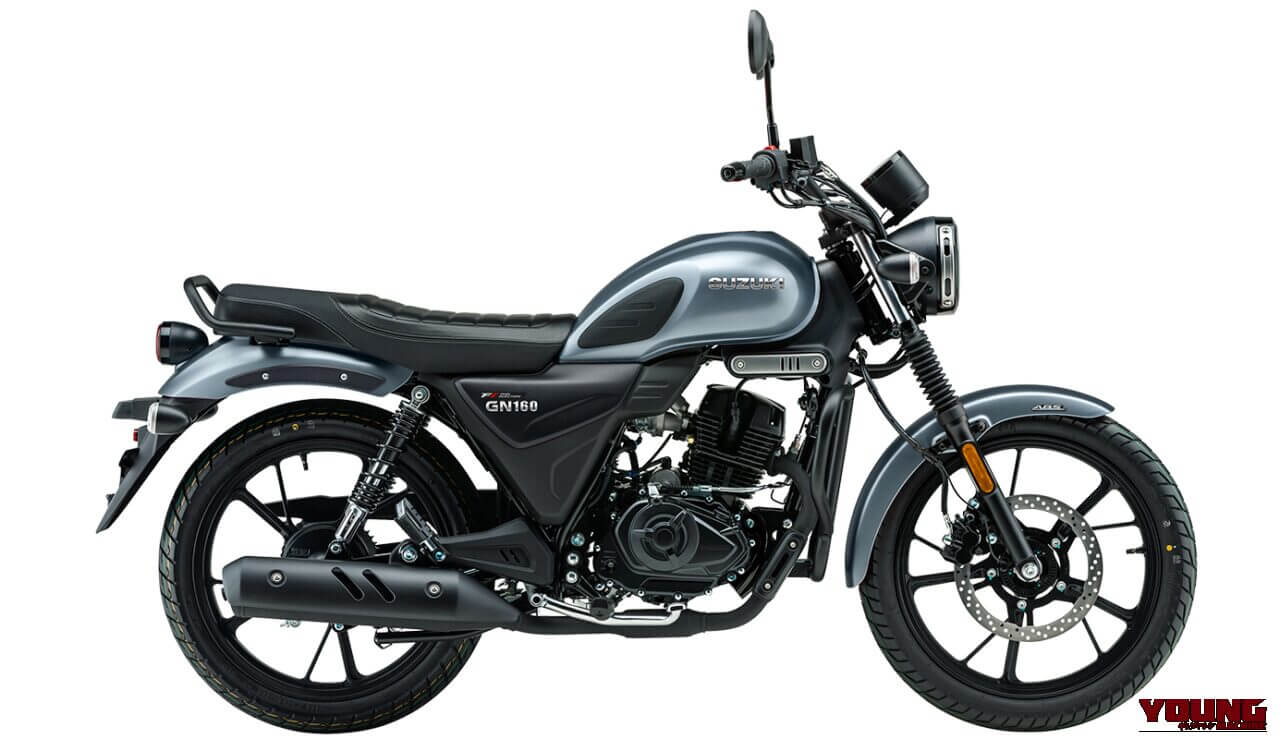 SUZUKI GN 160｜時代を超越するクラシックデザインに162cc＋フロントABS! タフに走るスズキ「GN 160」がコロンビアで登場