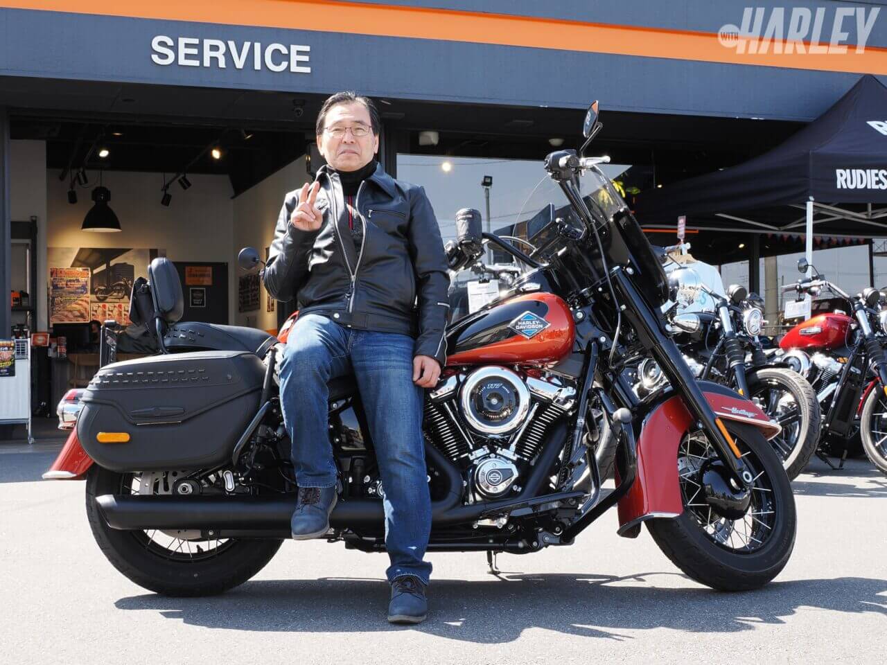 |ハーレーダビッドソン春日部で見つけたハーレーライフを満喫するライダーたち