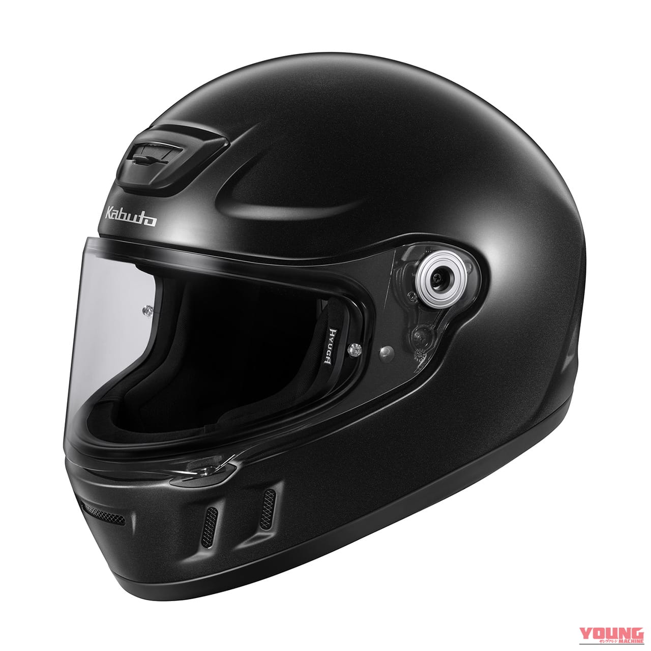 HYUGA (BLACK METALLIC)｜カブトから新作ネオクラ『HYUGA（ヒューガ）』登場！10月中旬発売・価格やスペックを解説