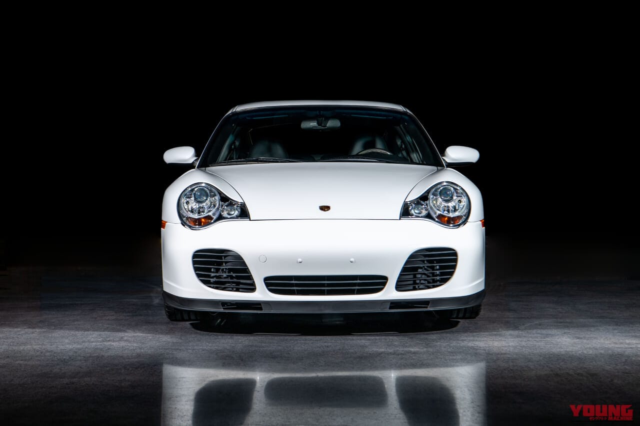 996型ポルシェ911ターボ X50のフロントマスク｜「一見地味だが…狂気のファクトリーチューン」ちょっと引くほどの執念を感じるネオクラ ポルシェ。市場が血眼になって探す［911ターボ X50］の存在