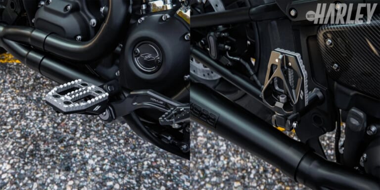 KRAUS|EXOフットペグ ユニバーサル(HDオス型マウント)|ヨーロッパ、USAから輸入するスズキ&アソシエイツが取り扱う新作ハーレーパーツ〜part2