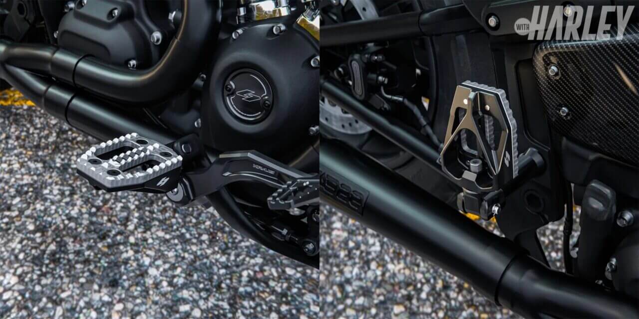 KRAUS｜EXOフットペグ ユニバーサル(HDオス型マウント)｜ヨーロッパ、USAから輸入するスズキ&アソシエイツが取り扱う新作ハーレーパーツ〜part2