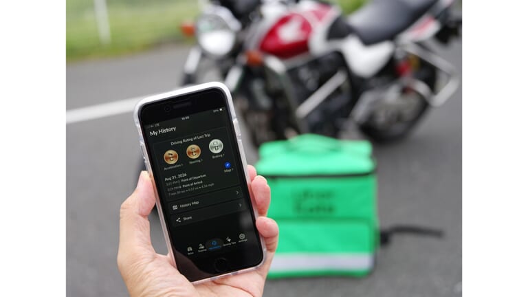 アナタの走りを点数化!ホンダが開発中の「二輪安全運転診断アプリ」を体験してきた