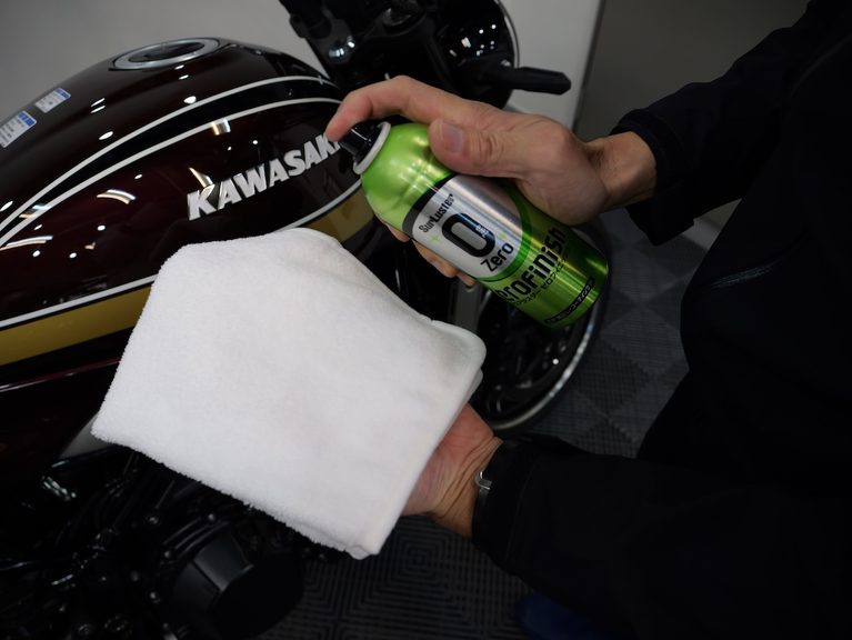バイクメンテのトリセツ|お手軽バイクメンテナンスの必需品 汚れ落とし&ツヤ出しスプレー・ゼロフィニッシュのトリセツ
